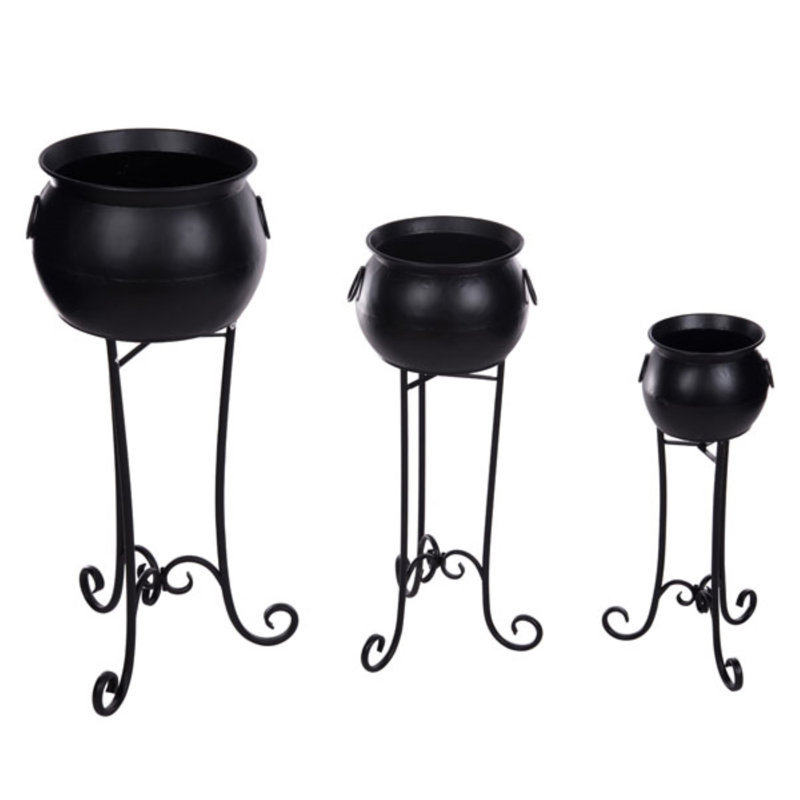 The Holiday Aisle® 3 Piece Cauldron Containers Set Wayfair